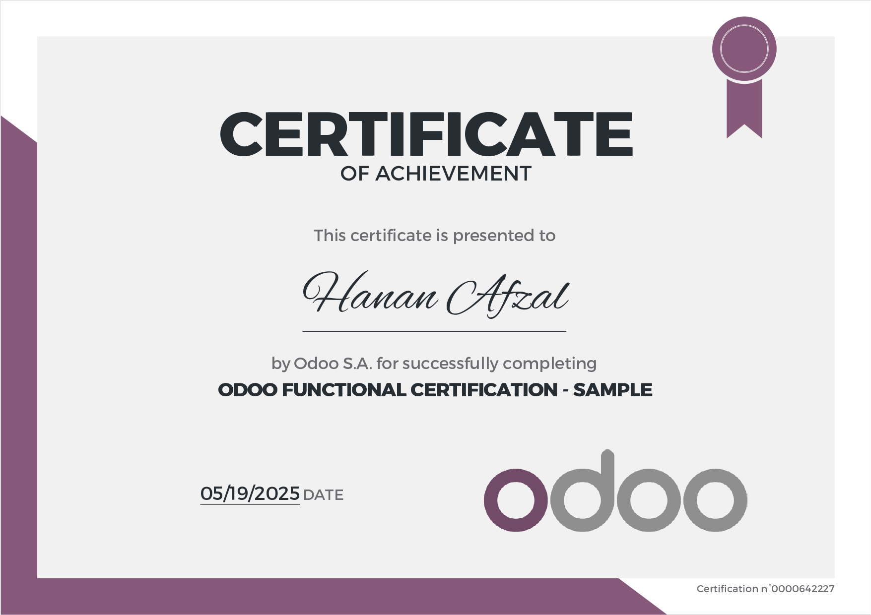 Odoo Functional Certification